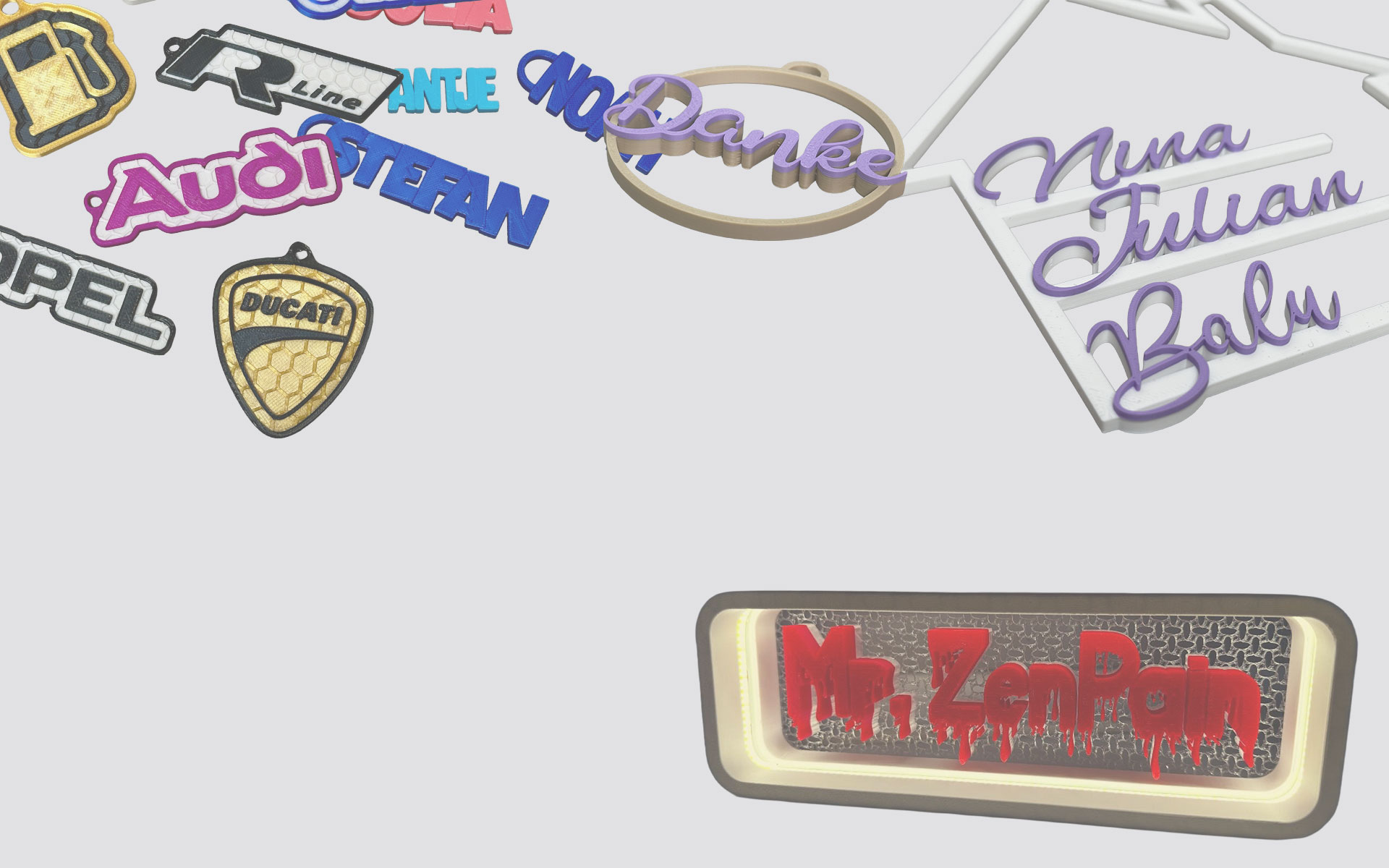 VOM SCHLÜSSELANHÄNGER